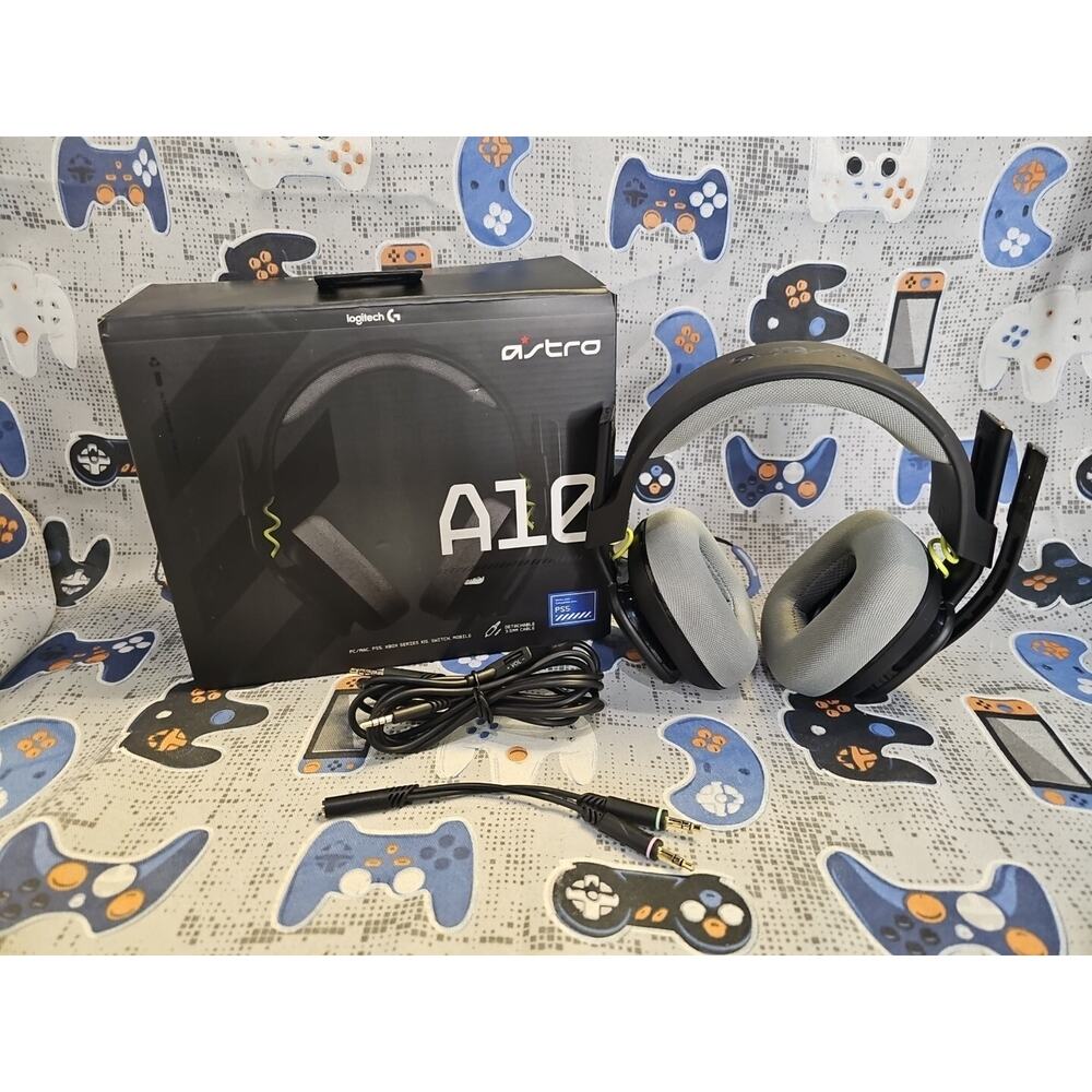 ASTRO A10 Gen 2 Wired Headset for PS5 PC Mac Xbox S/X Switch Logitech *OPEN NEW*